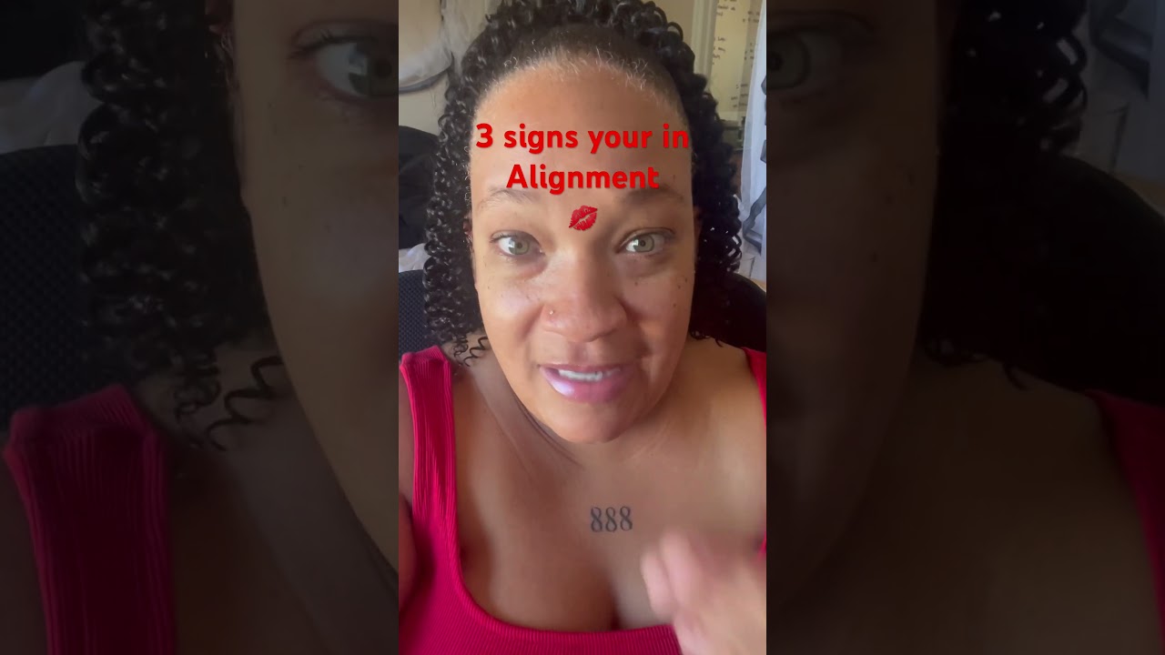 3 signs your in alignment #alignment #spirituality #spiritualawakening