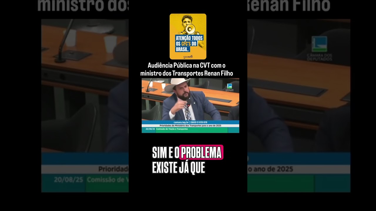 Deputado Z&eacute; Trov&atilde;o debate com o ministro Renan Filho sobre o fim das autoescolas #autoescola