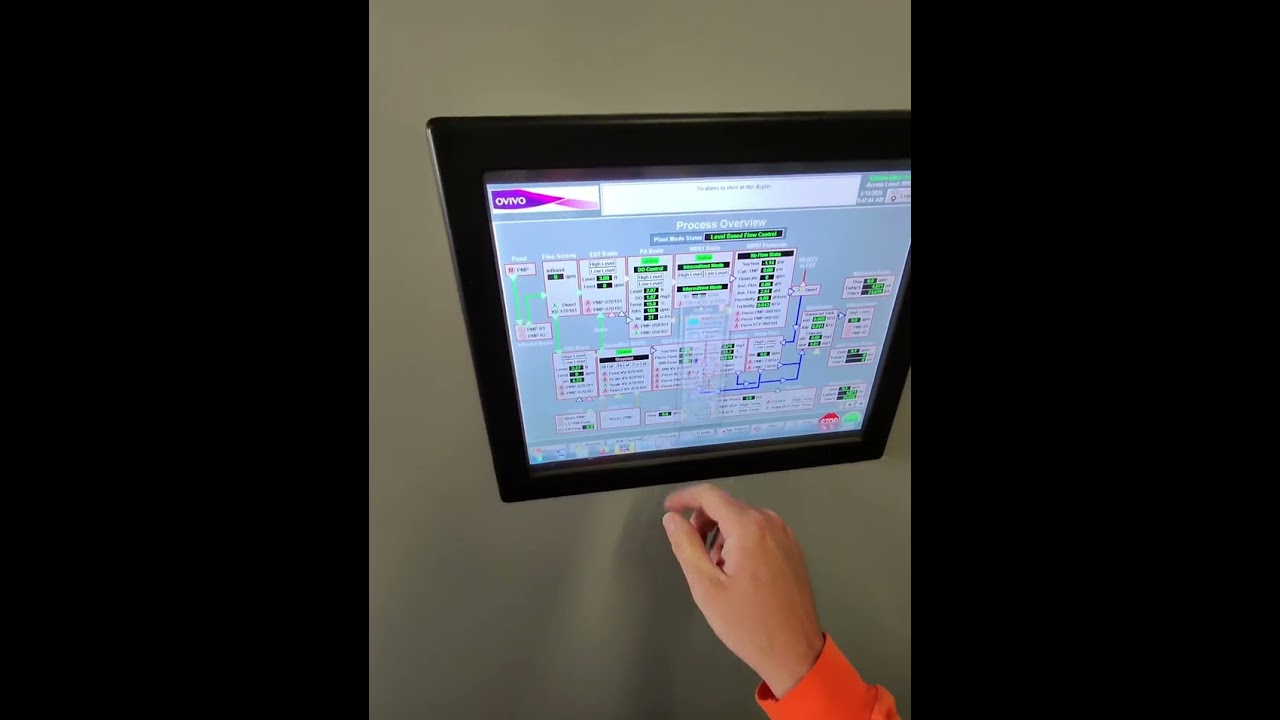 Wastewater treatment plant tour part 1.