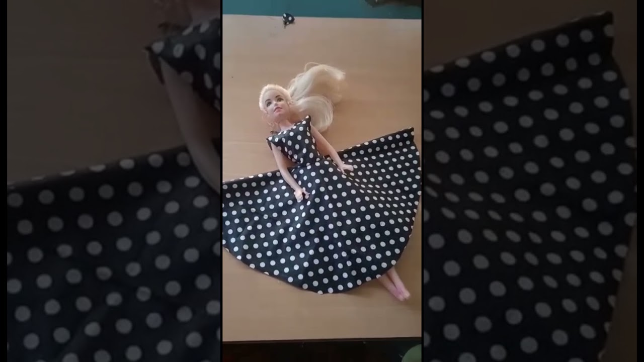 how to make Barbie dress🧚🧚 পুতুলের ড্রেস কি করে বানায় দেখুন 🧚🧚 how to make doll dress 👗🧚KOO TV 👍👍
