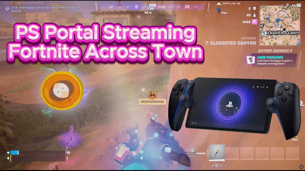 Fortnite on PlayStation Portal — TRUE WAN Internet Test (Away From Home)