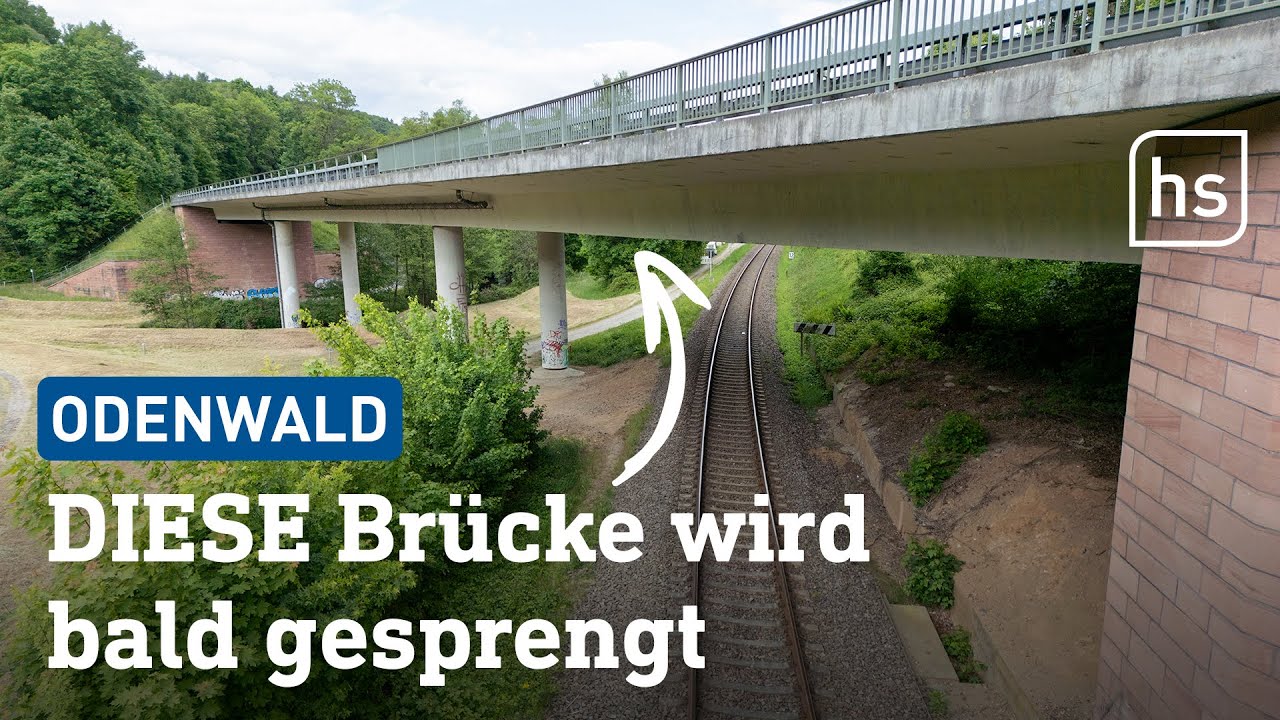 B45: Zeller Brücke im Odenwald wird gesprengt – das sind die Pläne | hessenschau