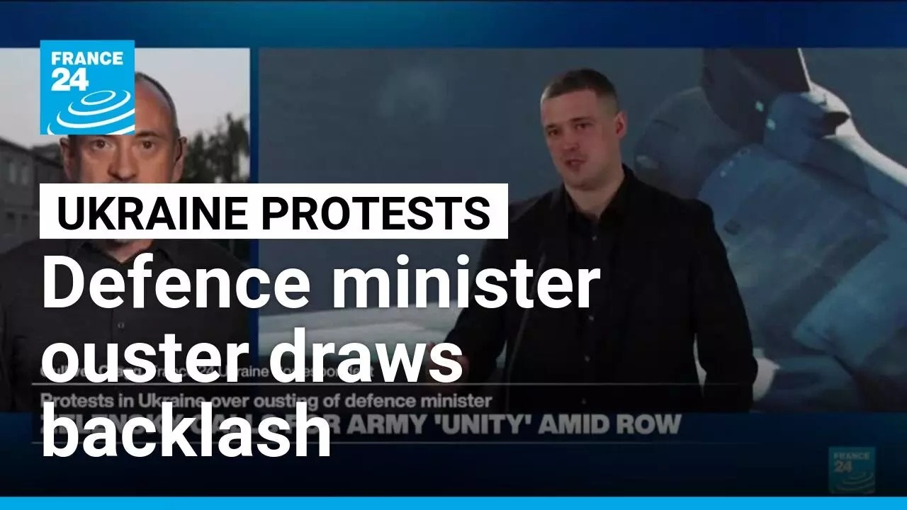 Bitter row splits Ukraine's military leadership after defence minister ousted &bull; FRANCE 24 English