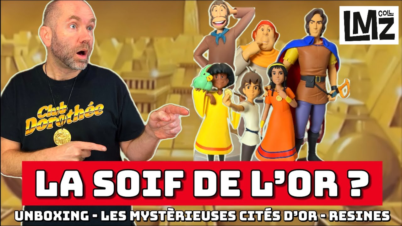UNBOXING - RESINES - LES MYSTERIEUSES CITES D'OR - LMZ COLLECTIBLES - FRANK ANIME WORLD - 4 K