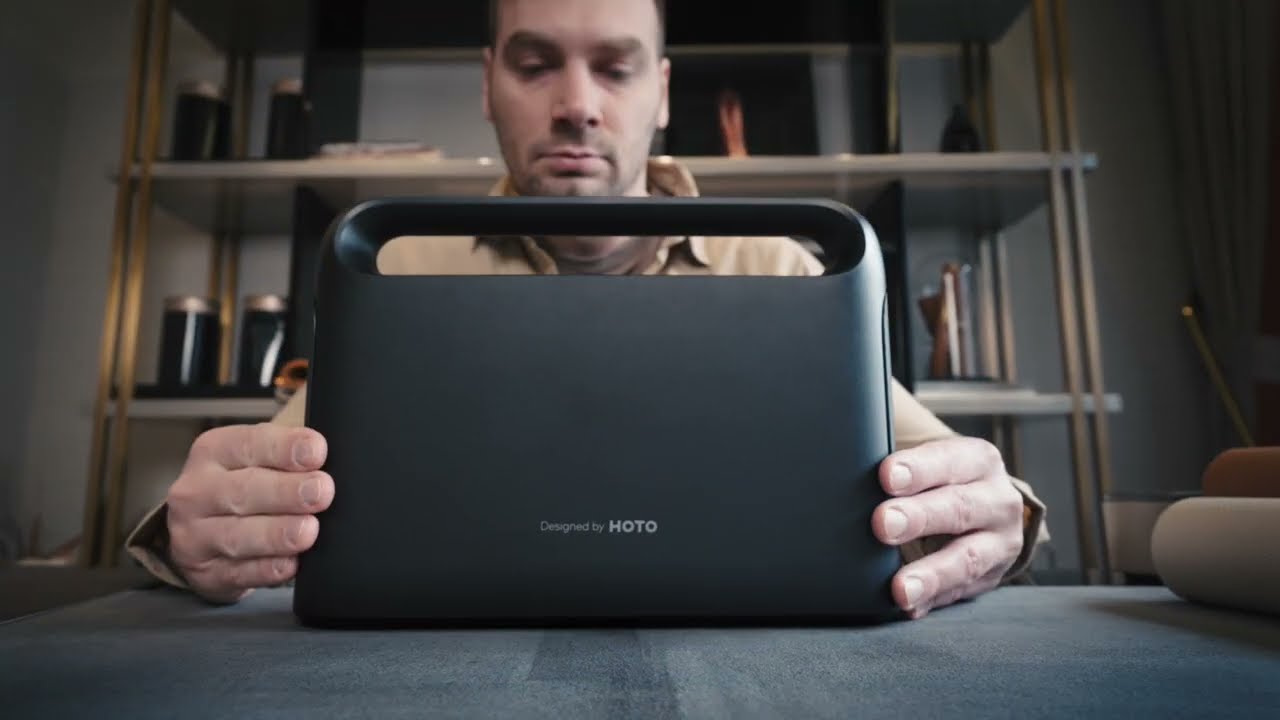 HOTO 40-piece toolkit with electric screwdriver, hex keys & more &mdash; practical, stylish, home-ready.