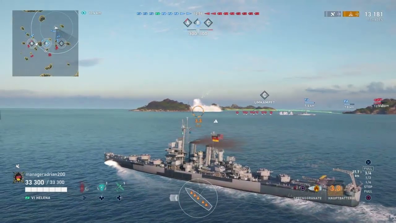 World of Warships Legends: Helena Tier 6: Leichter Kreuzer mit brutaler HE