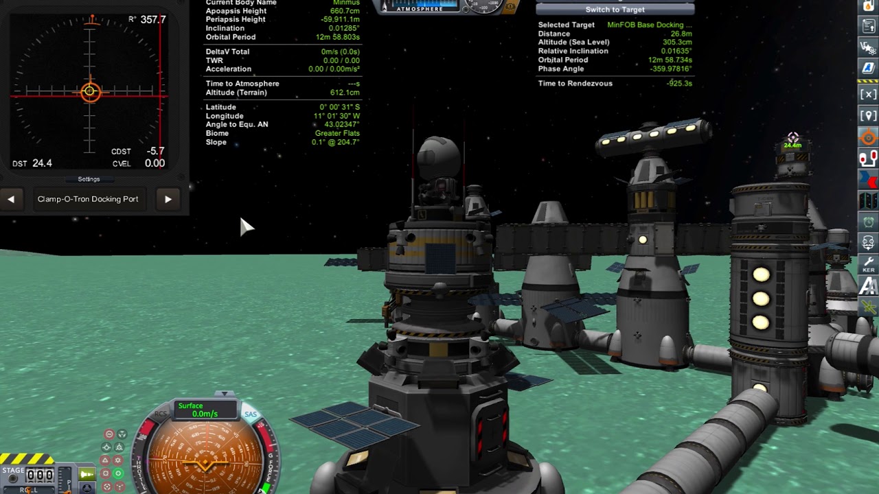 Surface Docking on Minmus