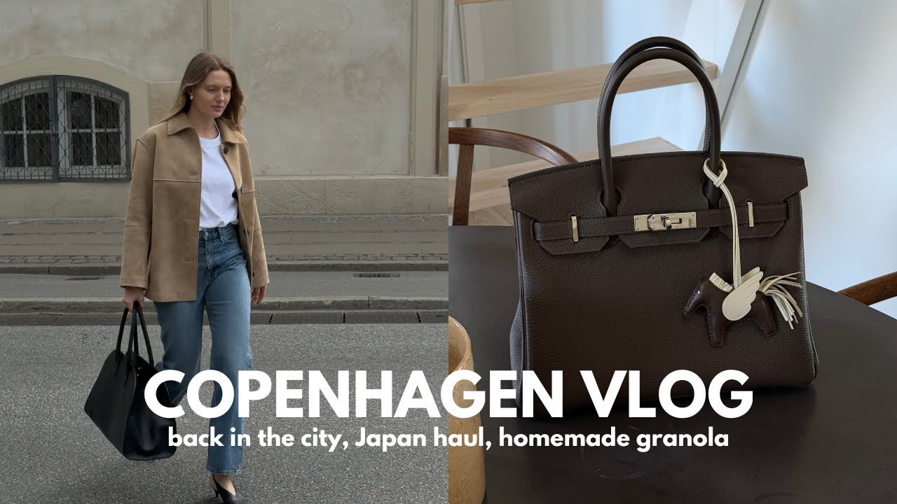 Friday in my Copenhagen life⎢back in the city, Japan haul, making homemade granola