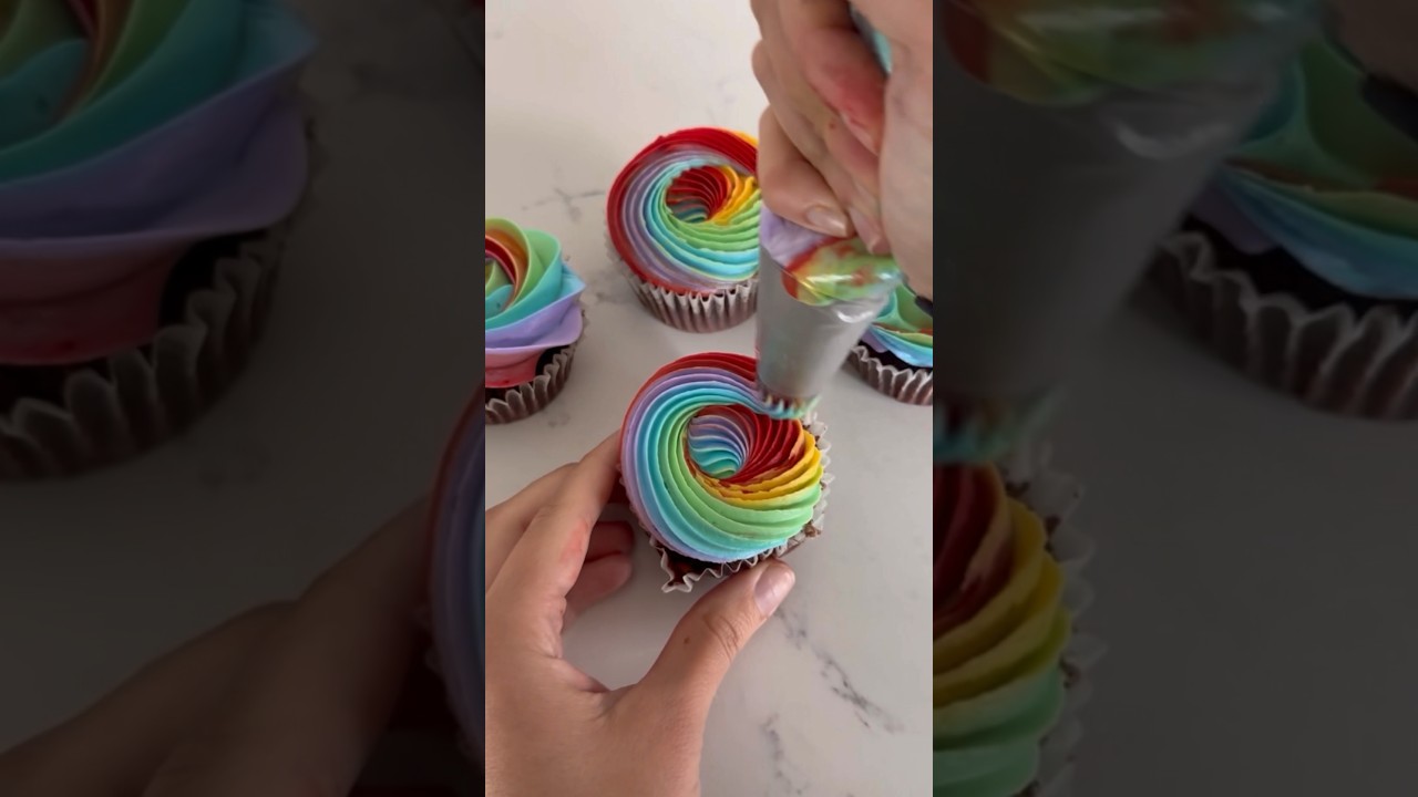 Rainbow Buttercream Tutorial!