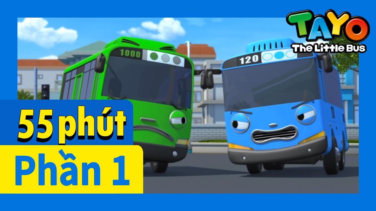 Tayo Phần1 Tập6-10  biên soạn l Tayo xe buýt bé nhỏ l Phim hoạt hình cho trẻ em