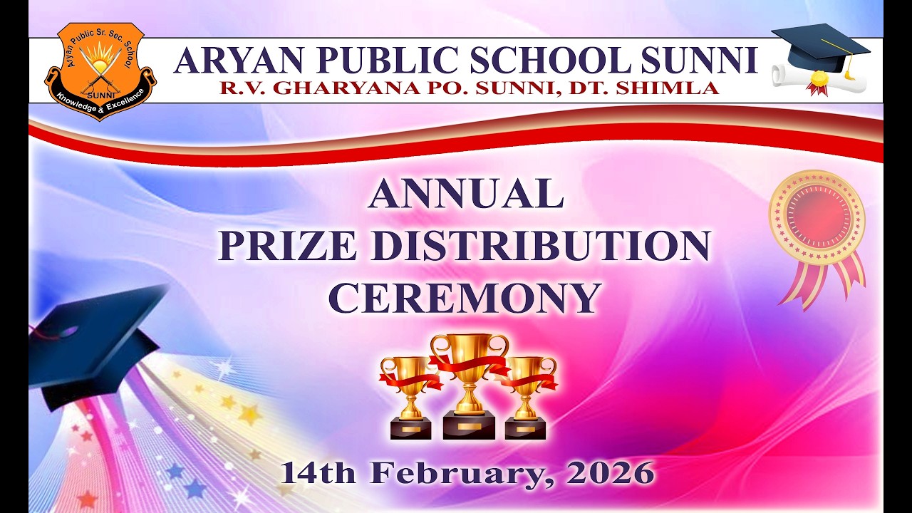 ARYANS' CELEBRATE their 2025-26 I I Part 1