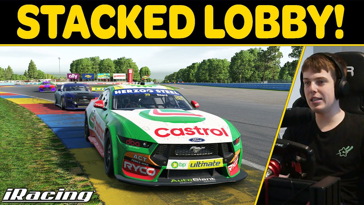 Весь этот состав участников был НЕВЕРОЯТНЫМ! iRacing Australian Supercars на трассе Уоткинс-Глен.