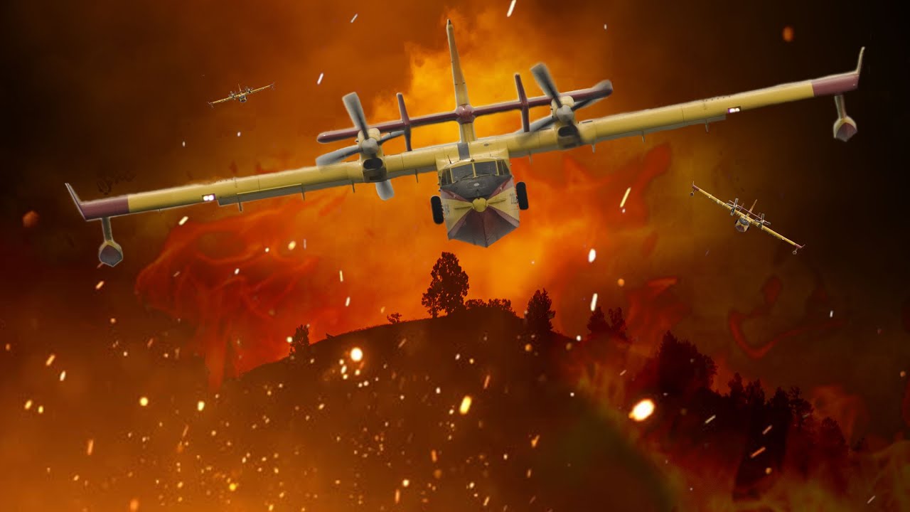 Aerial Firefighter Tribute