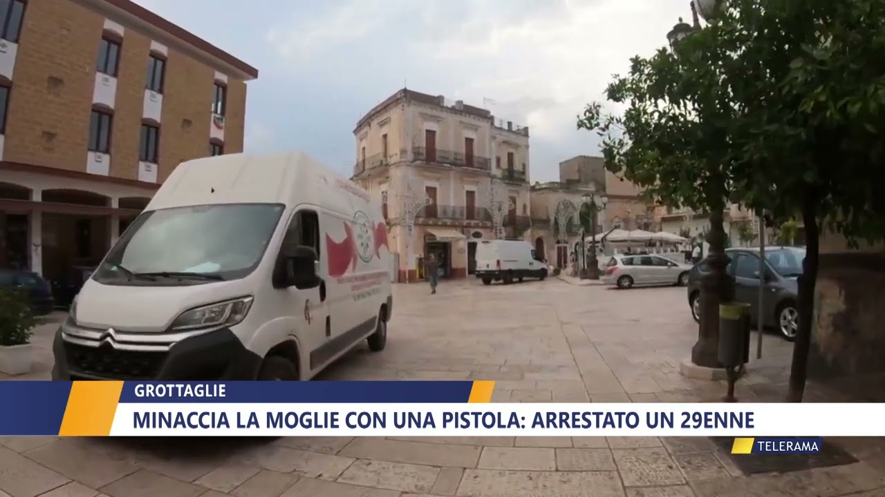 GROTTAGLIE, MINACCIA LA MOGLIE CON UNA PISTOLA: ARRESTATO UN 29ENNE di DANIELA MANIGRASSO