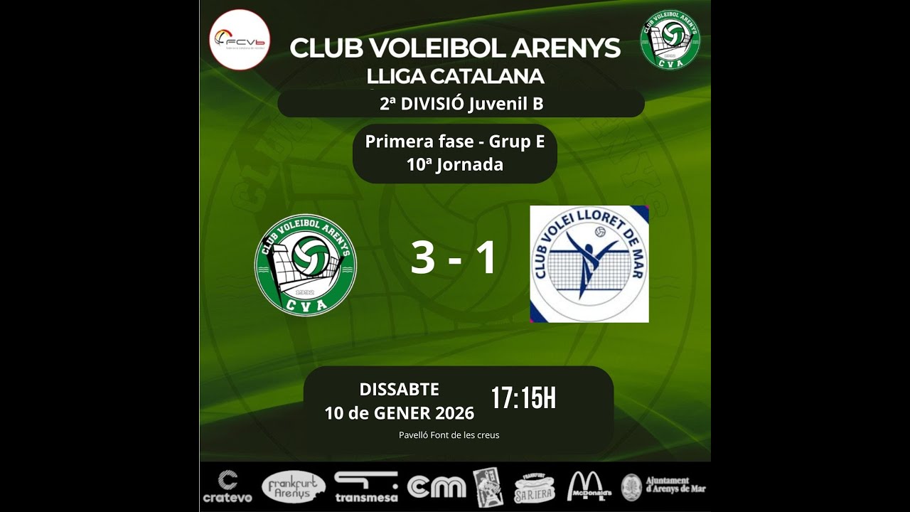 CV ARENYS - CV LLORET