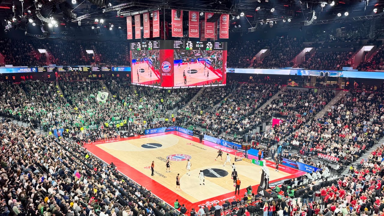🏀🙌 Super Stimmung im SAP Garden! FC Bayern Basketball - Panathinaikos 85:78 | Euroleague 