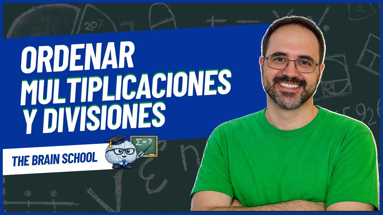 Ordenar multiplicaciones y divisiones | SUPER FÁCIL