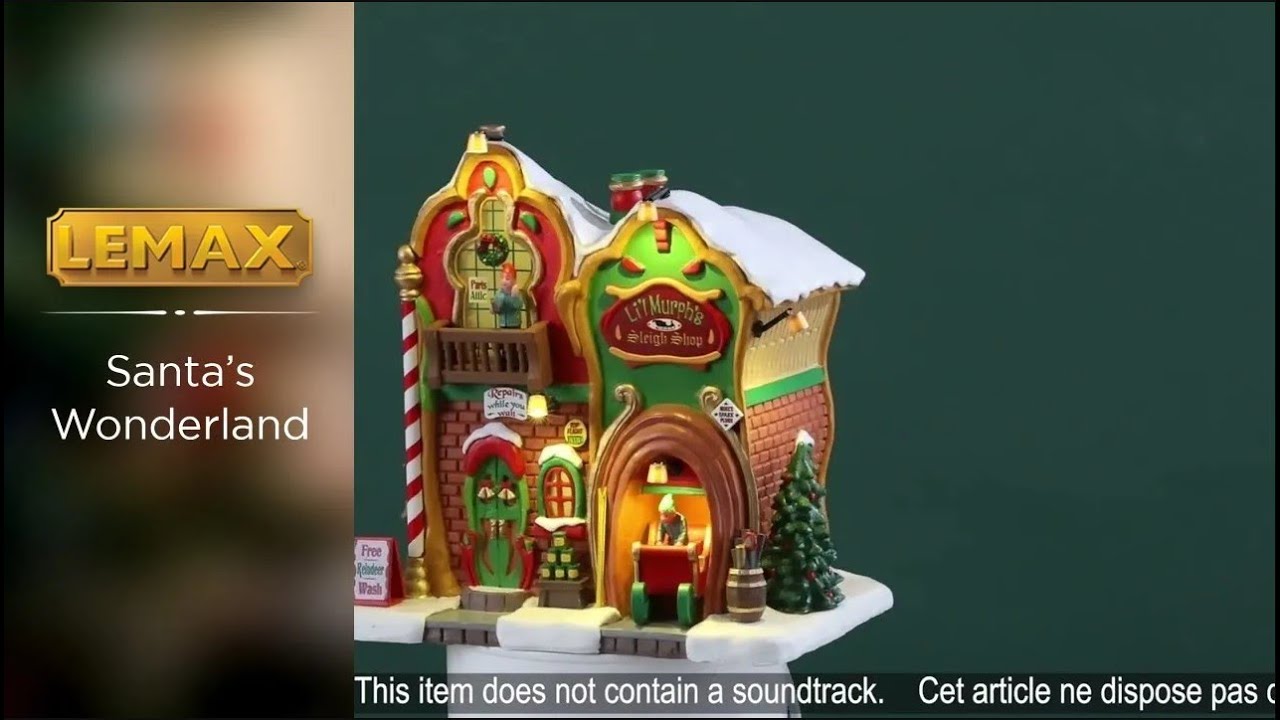 Lemax 45264 LI'L MURPH'S SLEIGH SHOP