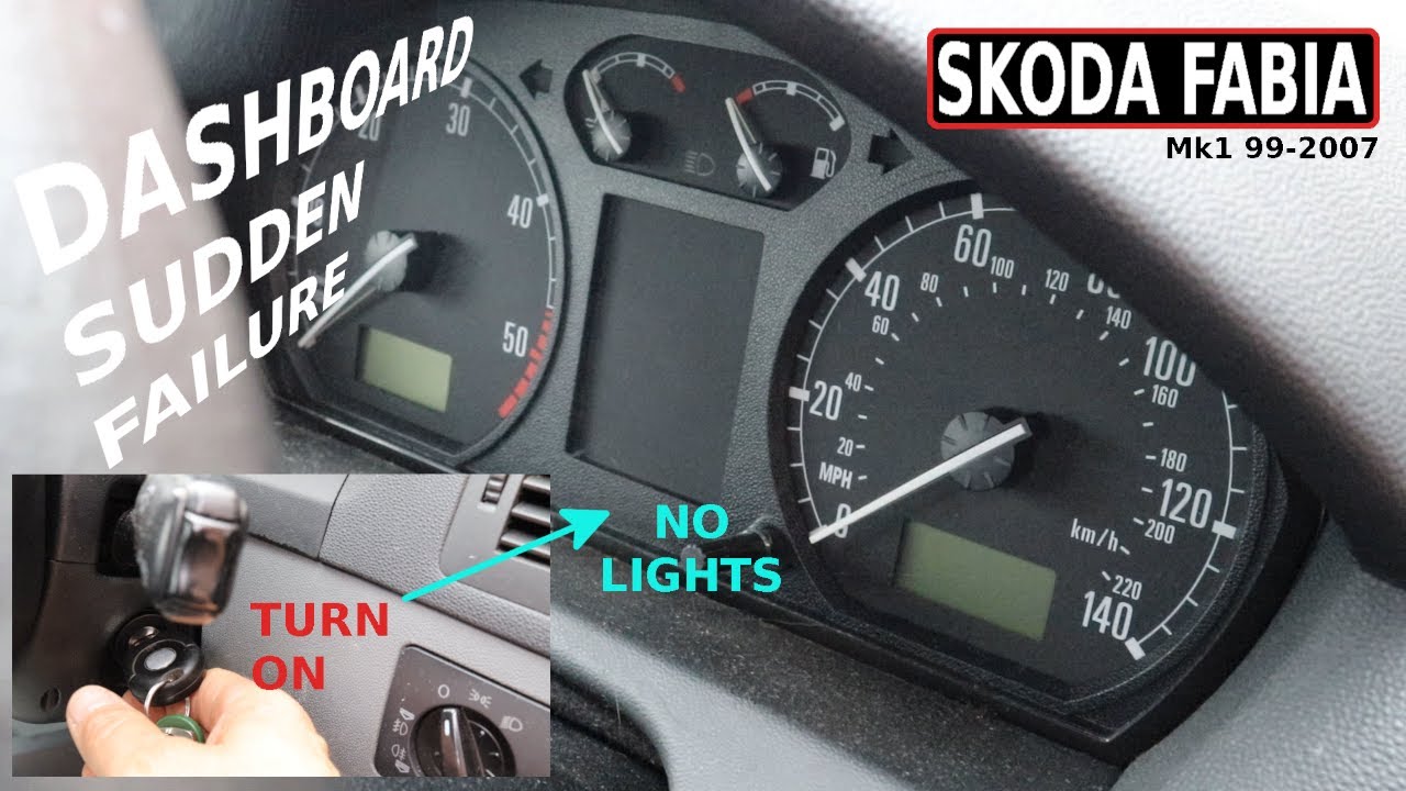 SKODA FABIA Instrument Panel NOT WORKING (Mk1 99-07)