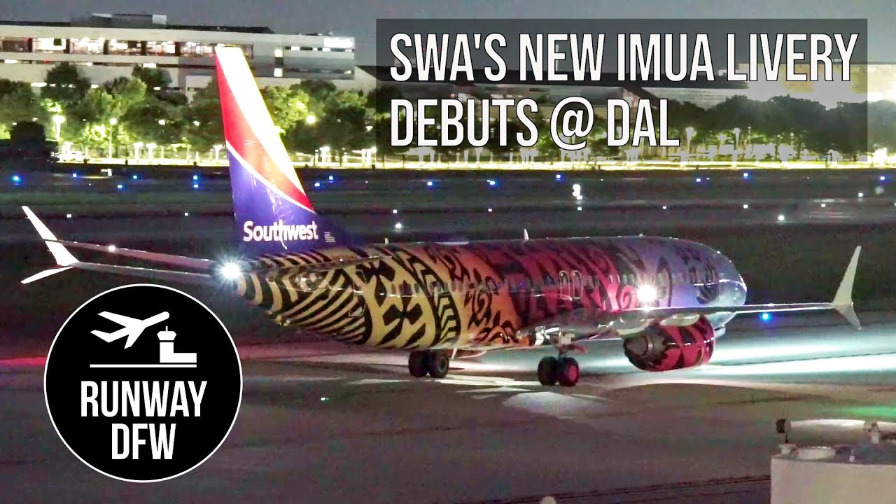 Southwest Airlines Imua One livery debuts in Dallas