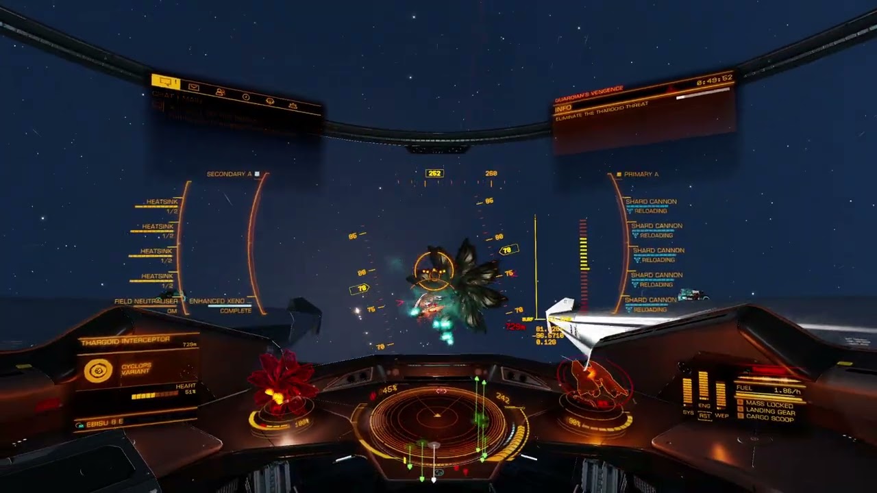 (Elite Dangerous) AX Mamba testing (Guardian's Vengeance)