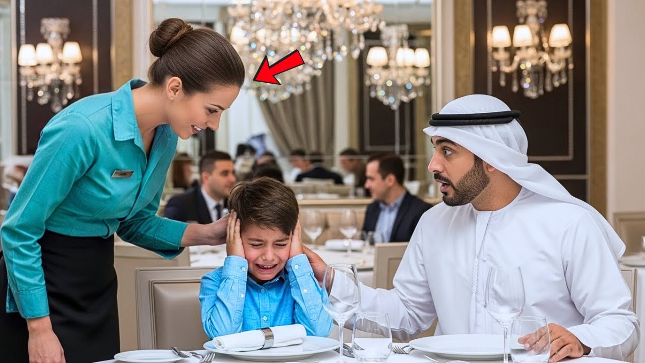 ARAP MILYARDERIN OTISTIK OĞLU RESTORANDA BAĞIRIR... SADECE KADIN GARSON ONU SAKINLEŞTIREBILIR VE...
