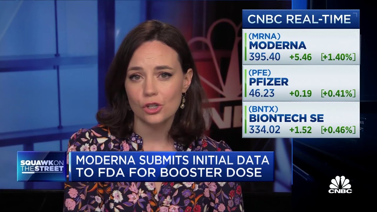 Moderna sends initial data to FDA for booster shot