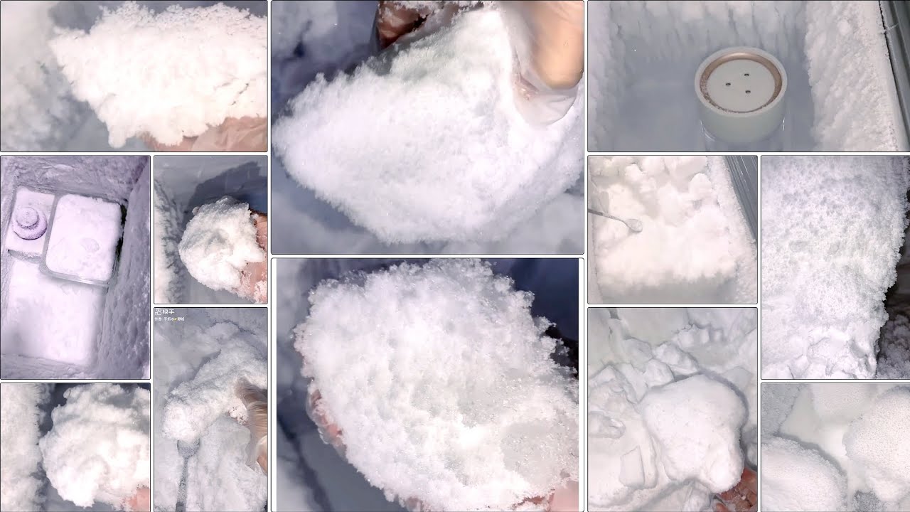 ♦️(💠0NLY B!TES)_ FRESH & SQUEAKY FR0ST🧊  ICE EATING DIRECTLY 4RM FREEZER♦️ Fr0st_Ep:-05