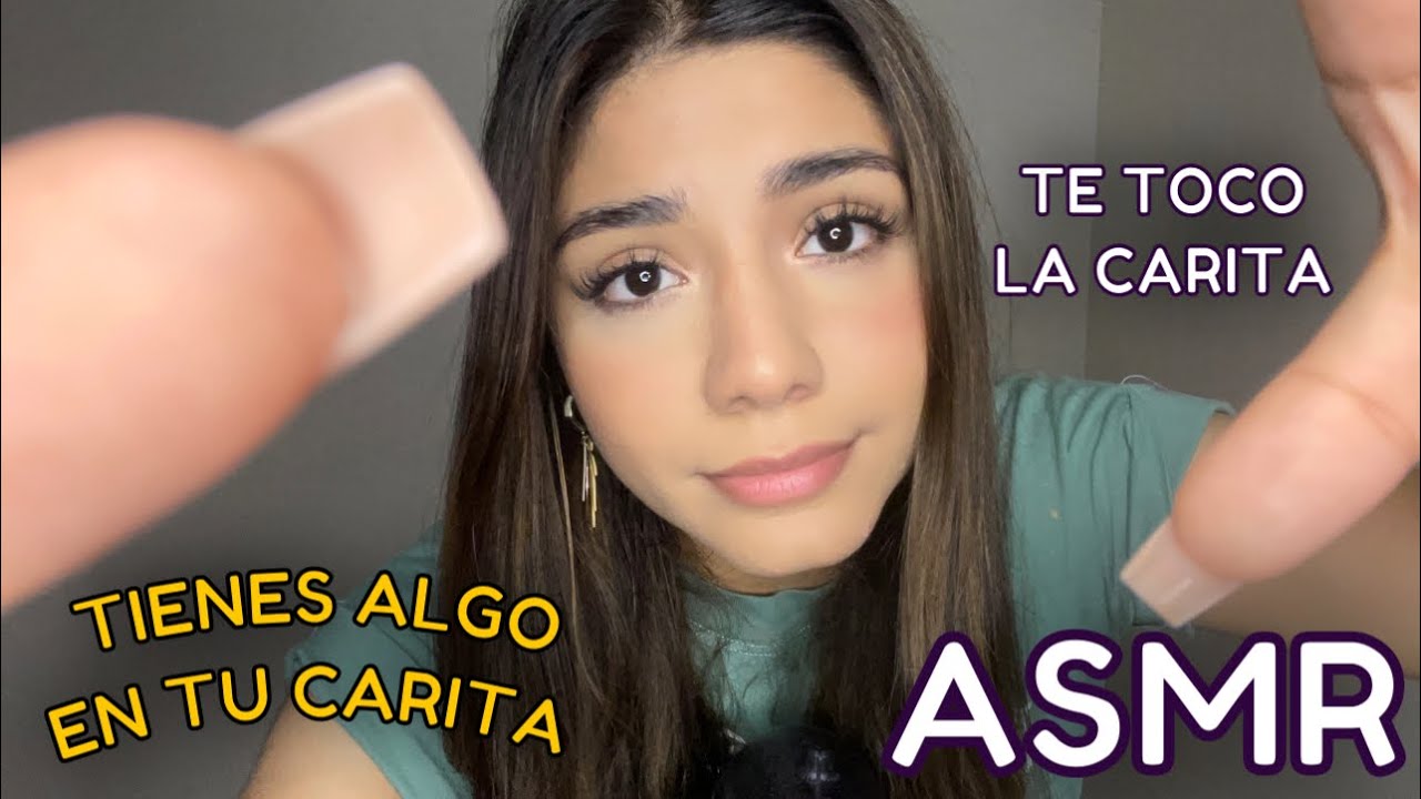 ASMR ESPAÑOL / ¿PUEDO TOCAR TU CARITA? + DÉJAME HACERLO + VISUALES