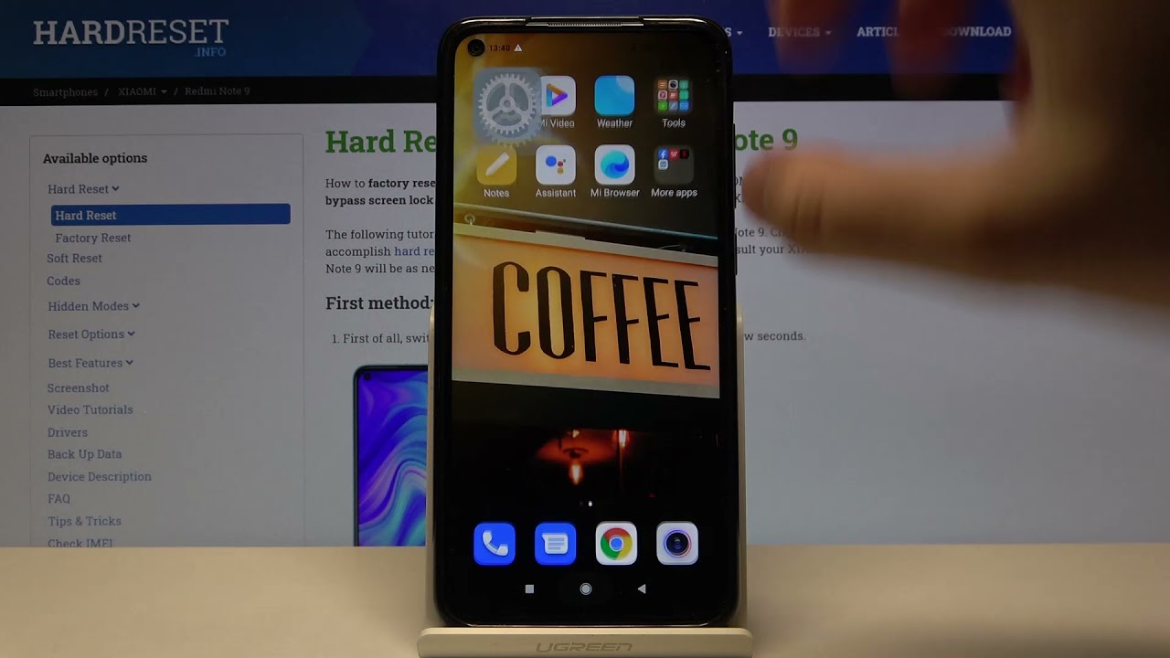 How to Set Up Face Unlock in XIAOMI Redmi Note 9 &ndash; Find Face Unlock Option