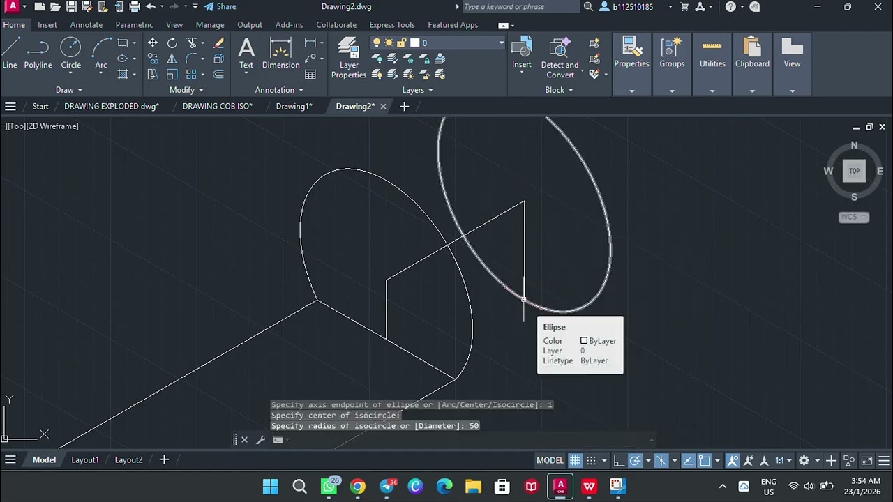AUTOCAD VIDEO CREATING HOUSING PART OF FLASHLIGHT