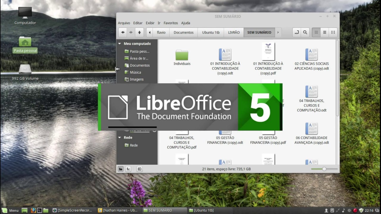 Instala&ccedil;&atilde;o do LibreOffice no Linux Mint