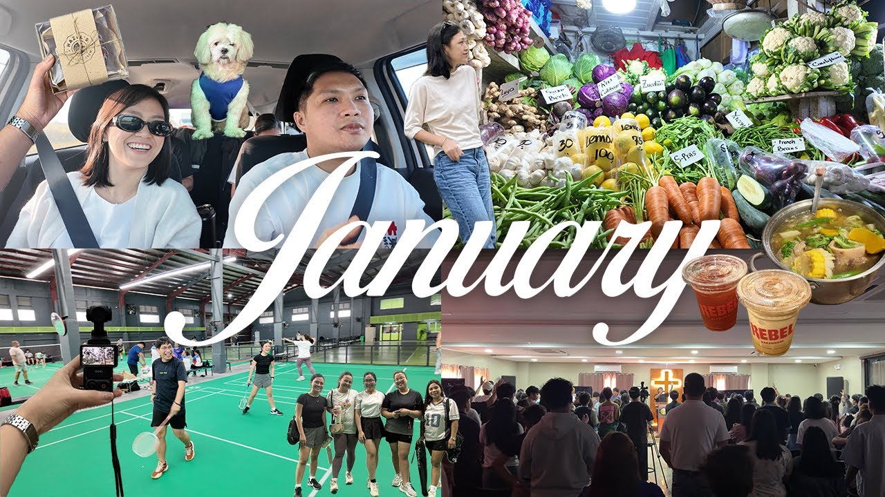 january ²⁶ | bulalo in tagaytay, church events, birthdays & baguio trip 🏸🎈🍃