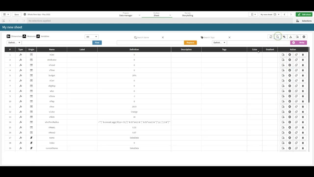 Qliksense Item Manager Extension