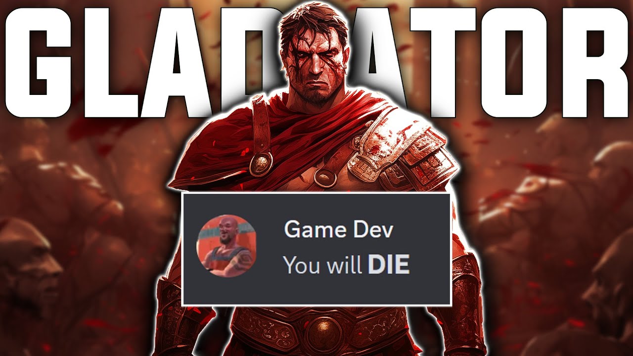 A Game Dev Challenged Me to Beat His IMPOSSIBLE GLADIATOR Game