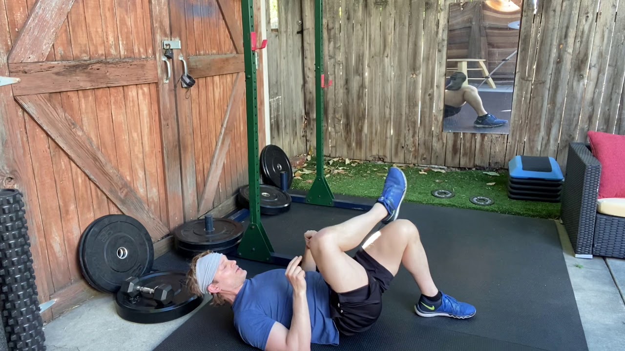 Bent Knee Pretzel Stretch Piriformis