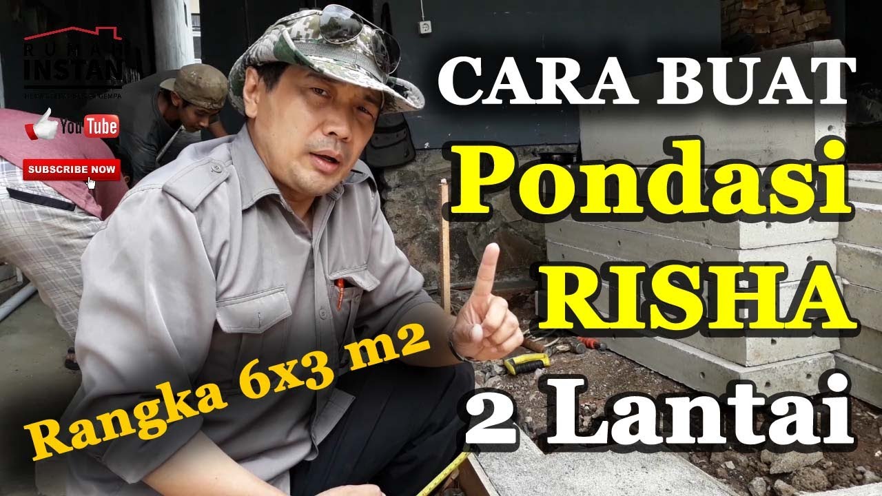 PONDASI Rumah INSTAN 2 Lantai dengan Rangka Rumah RISHA Bisa Jadi Rumah Minimalis 2 Lantai
