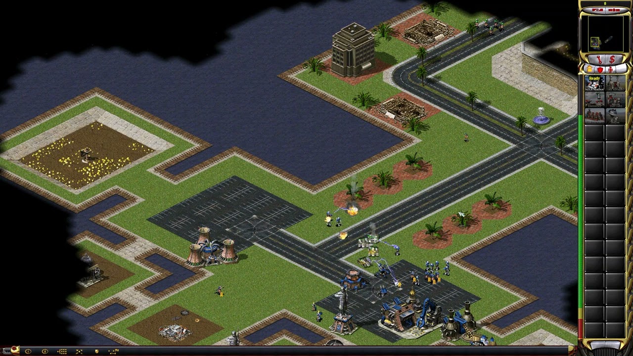 Red Alert 2 - Beginner Vs 6 Medium Enemies - Win or Lose?