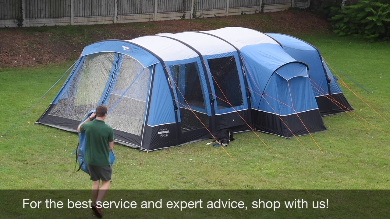 Vango Rome Air 550XL & 650XL Pitching & Packing (Real Time) Video
