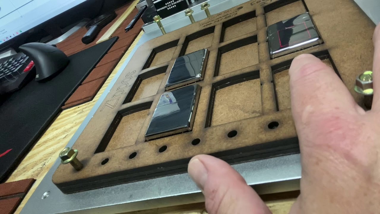 Laser Engraving Zippo Lighters