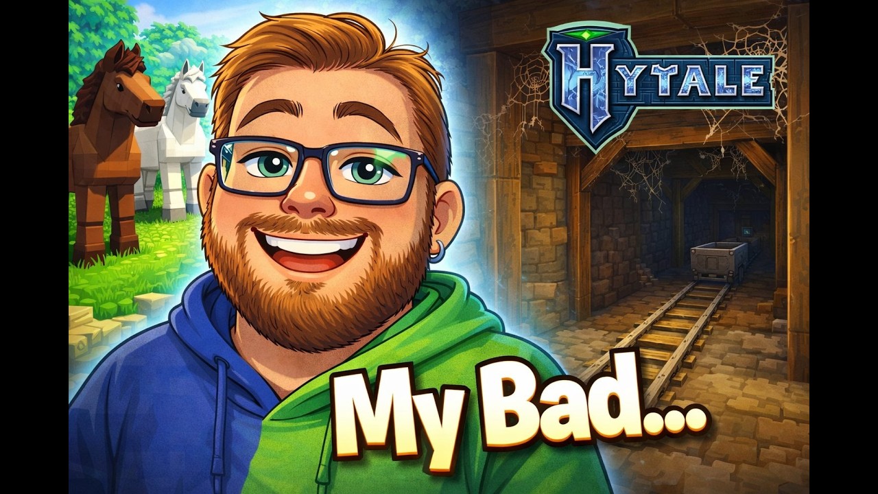 WE FOUND A ABANDONED MINESHAFT!!! (hytale #5)