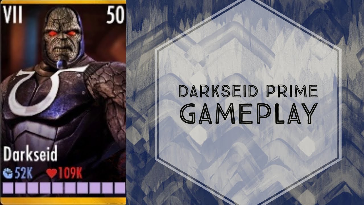 Injustice Gods Among Us Darkseid Prime Gameplay Elite VII