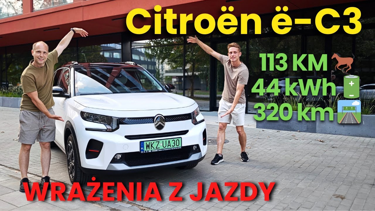 Citro&euml;n &euml;-C3 ZMIENI rynek?! 🔋 Pierwsze wrażenia z nowego elektryka. 🚗