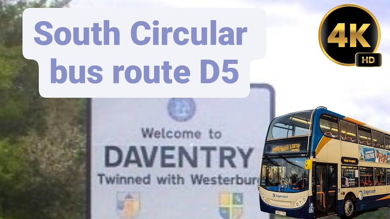 Bus route Daventry D5 +Map +Timetable
