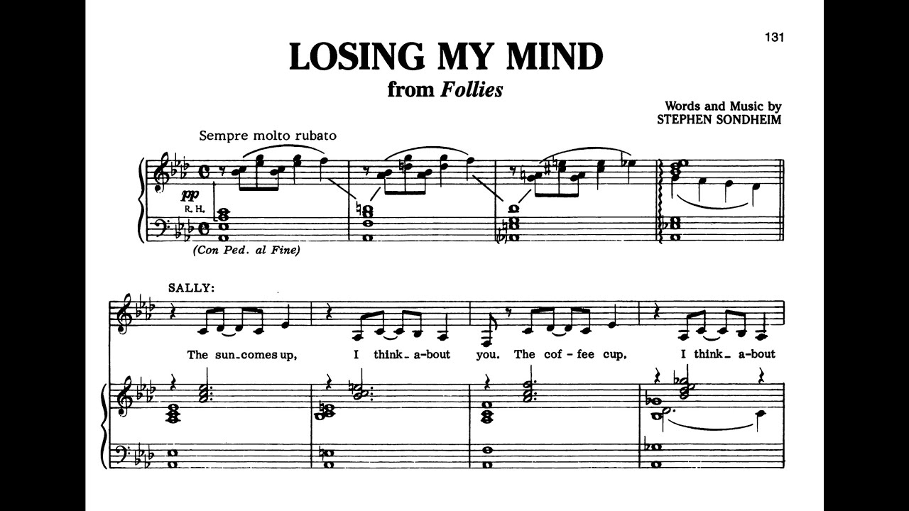 Losing My Mind - Follies (Stephen Sondheim)