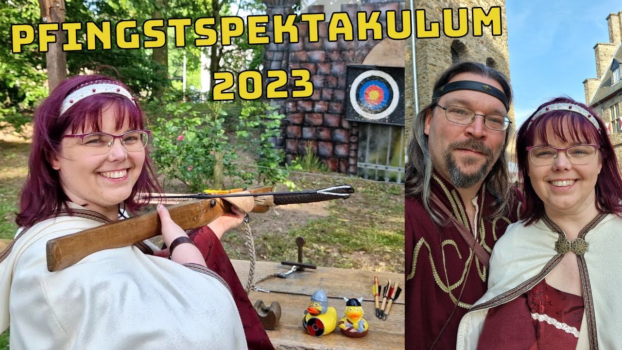 Pfingstspektakulum 2023 - Mittelaltermarkt Schloss Broich Impressionen - DieHausis unterwegs