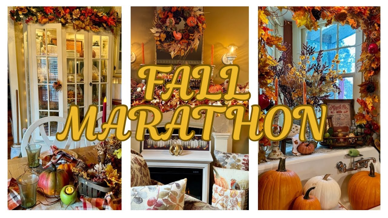🍁🍂 🍁 Fall Decorating Marathon Part 1 // Fall/Autumn Decorating Ideas for Your Home