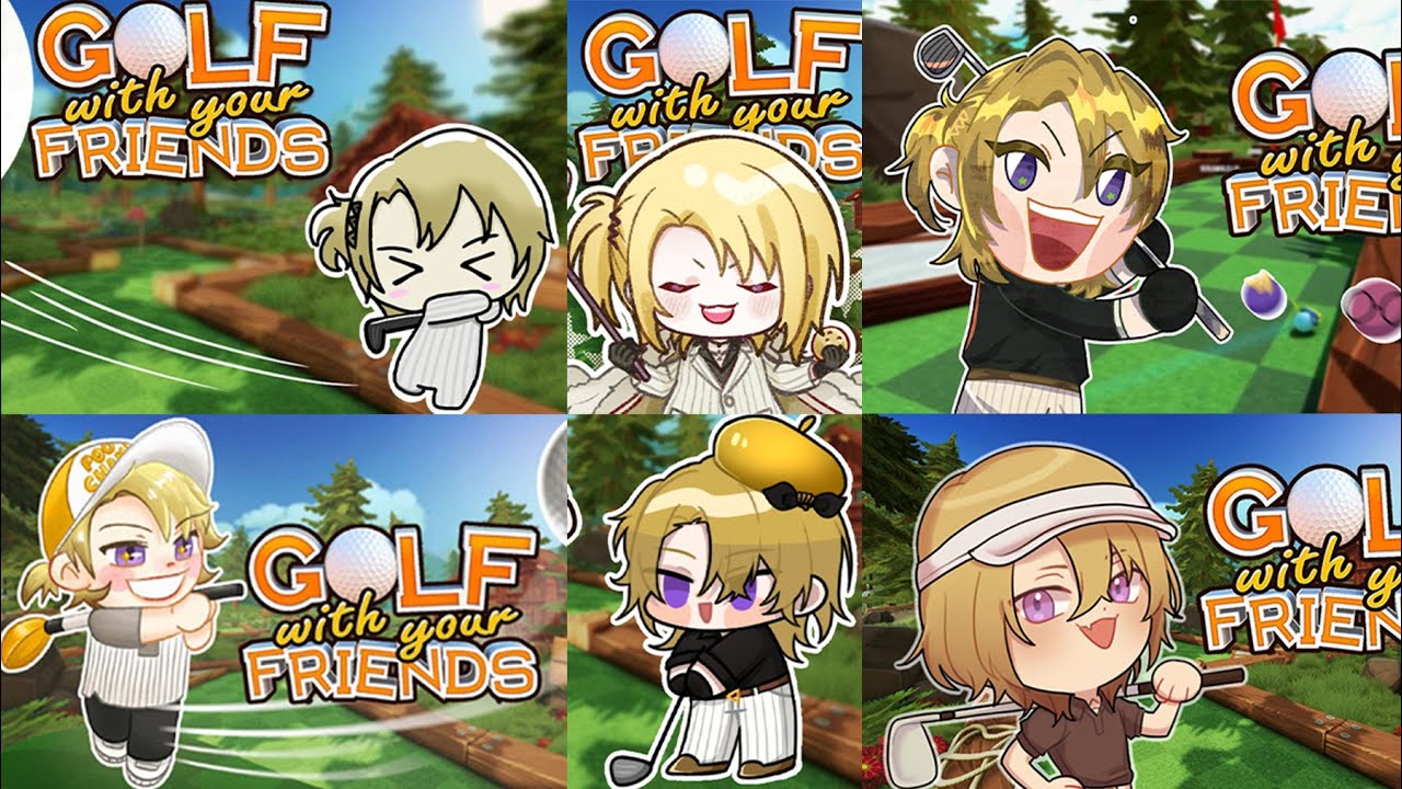【GOLF WITH FRIENDS】NOT CLICKBAIT REAL GOLFING WITH FRIENDS POOOOOG【NIJISANJI EN | Luca Kaneshiro】