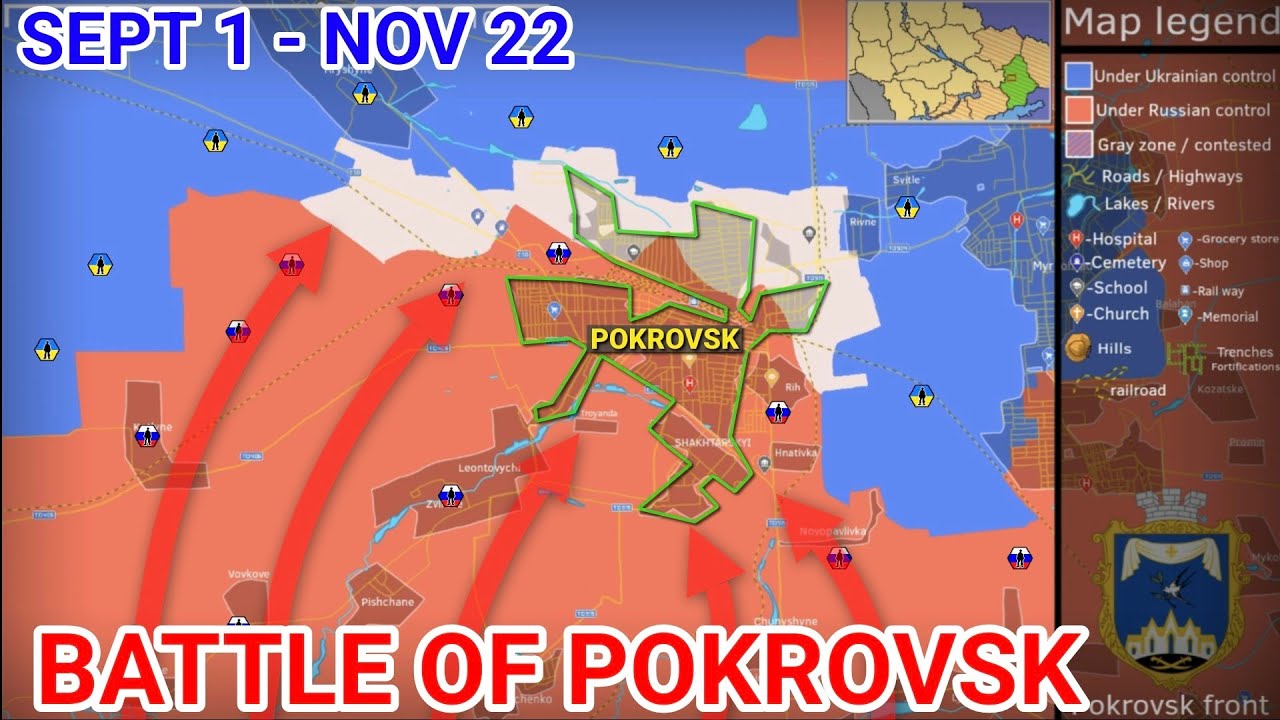 Battle of Pokrovsk | Everyday [1 Sept - 22 Nov 2025]