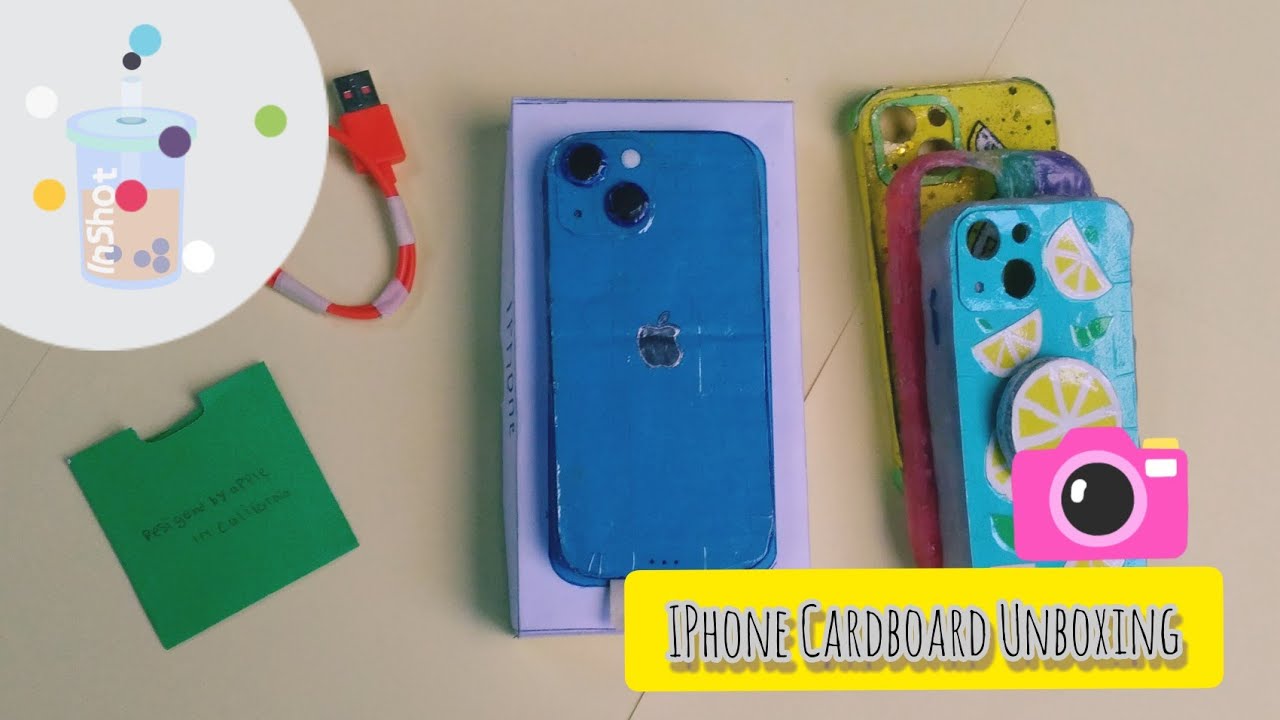 UNBOXING iPhone cardboard - UNBOXING iPhone kardus 📱👦